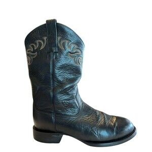Ariat Mens Heritage black leather Roper boots western Size 8EE 35401